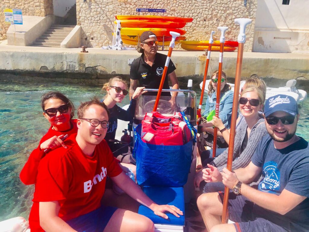 Flossbau Teambuilding auf Mallorca