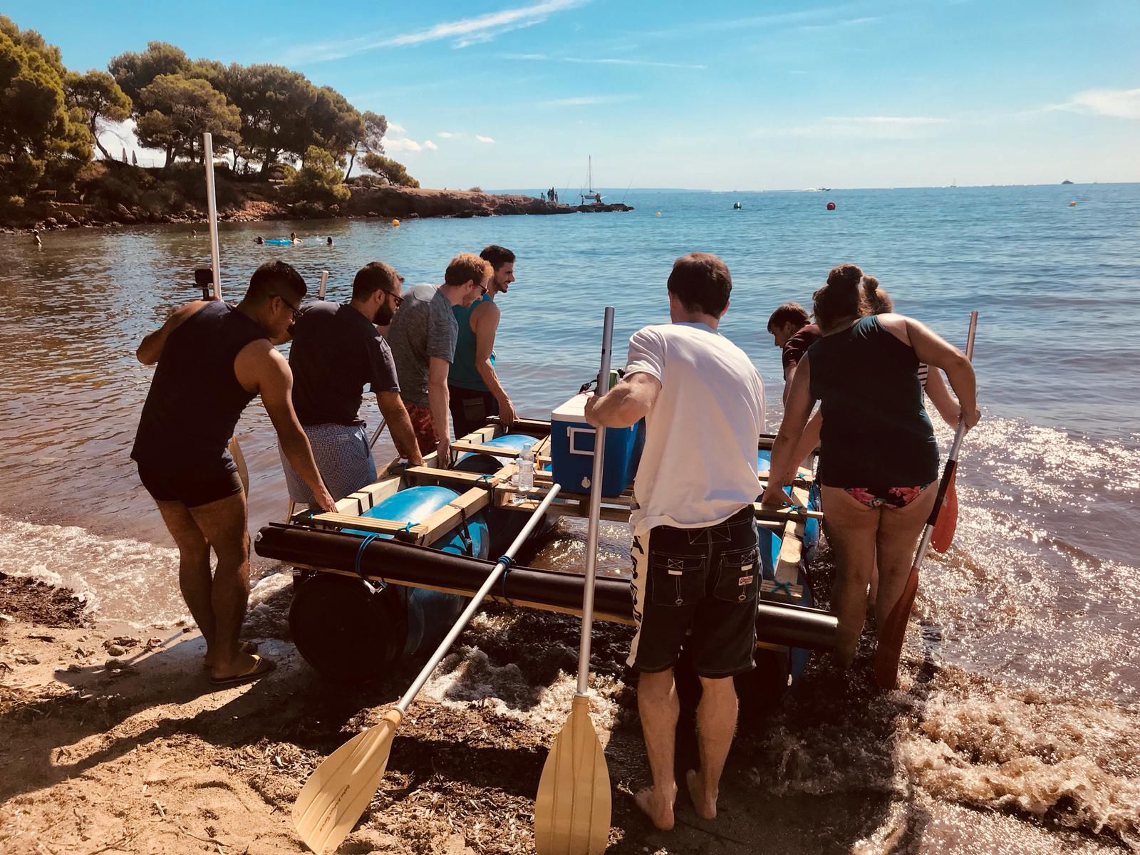 Raft building